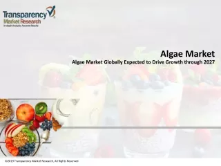 5.Algae Market