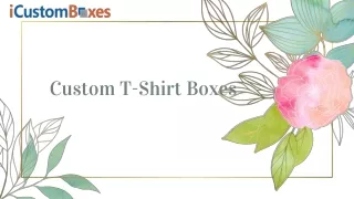 custom t shirt boxes