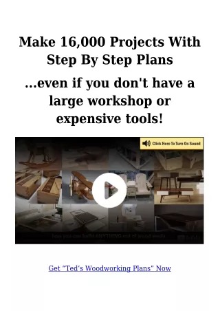 Woodworking Plans with Review