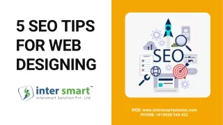 5 SEO TIPS FOR WEB DESIGNING
