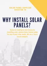 Why install solar panels? | Residential Solar Supplier Houston TX - slide 1