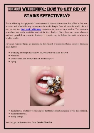 teeth whitening how to get rid of teeth whitening
