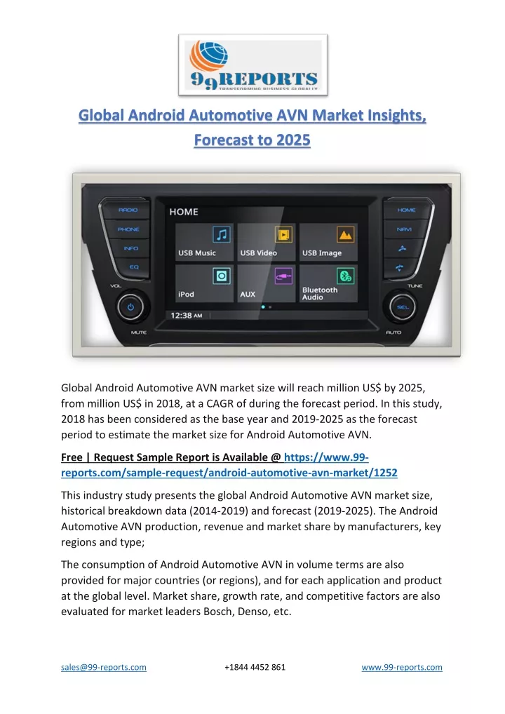 global android automotive avn market insights