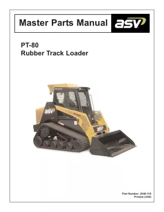 master parts manual