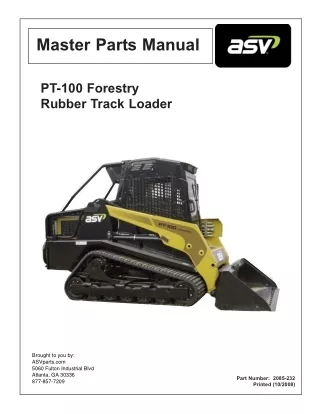 master parts manual