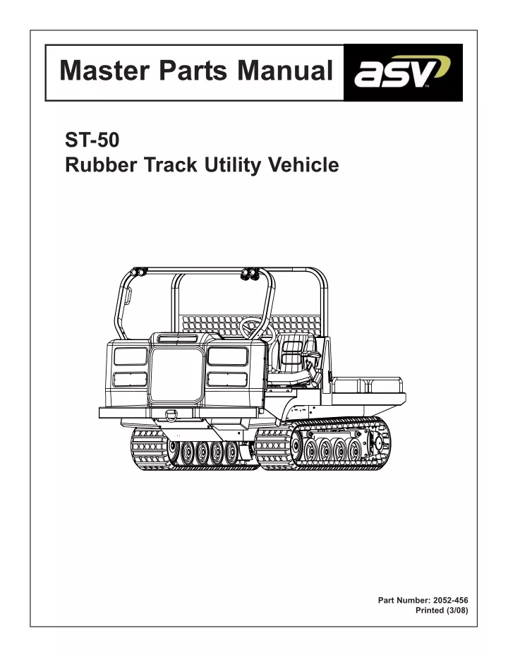 master parts manual