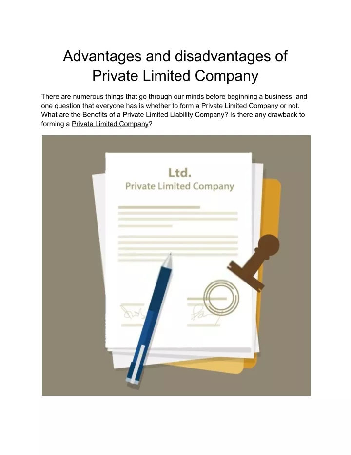 Ppt Advantages And Disadvantages Of Private Limited Company Powerpoint Presentation Id10549968 0257