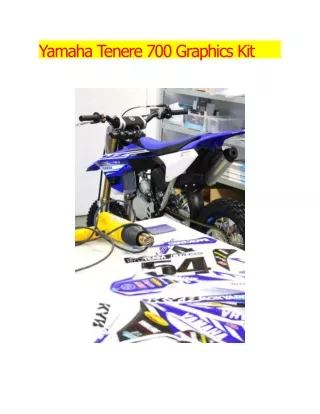 Yamaha Ténéré 700 Graphics Kit