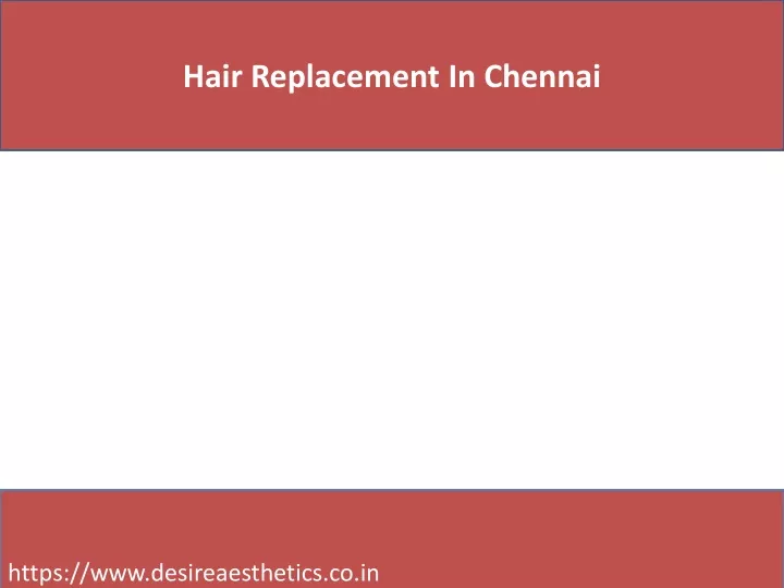 hair replacement in chennai