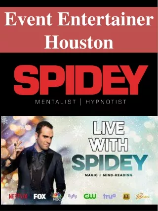 event entertainer houston