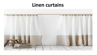 linen curtains