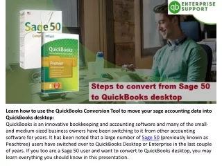 learn how to use the quickbooks conversion tool