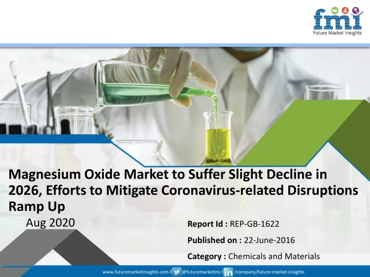 magnesium oxide market to suffer slight decline