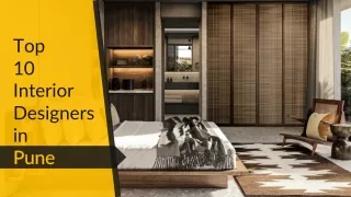 top 10 interior designers in pune