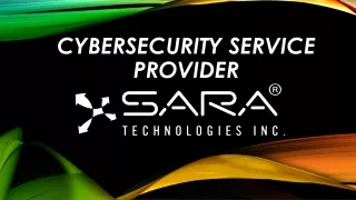cybersecurity service provider