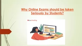 Why Online Exams should be taken Seriously by Students?