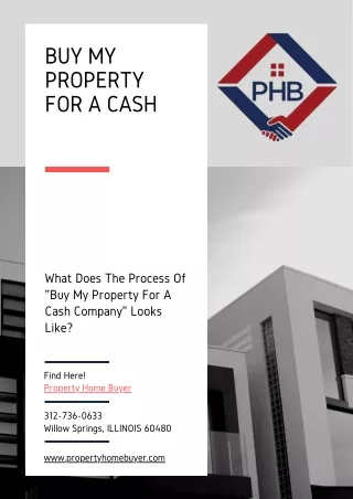 Take Approach of Buy My Property For A Cash