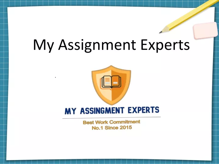 my assignment experts