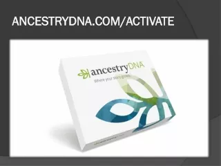 Ancestry.com/dna | Activate Ancestry DNA Kit
