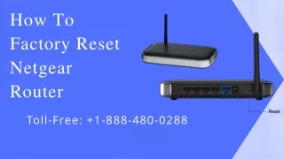 how to factory reset netgear router