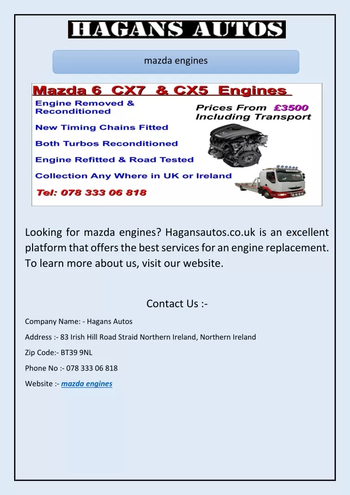 mazda engines