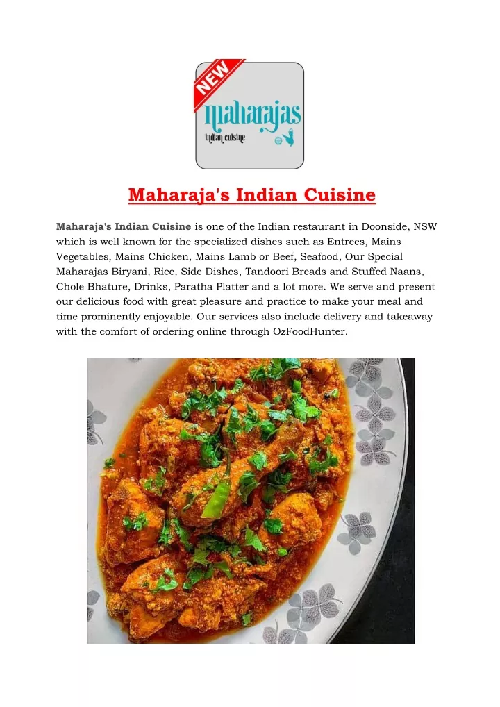 maharaja s indian cuisine