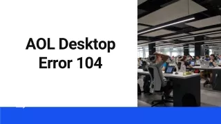 aol desktop error 104