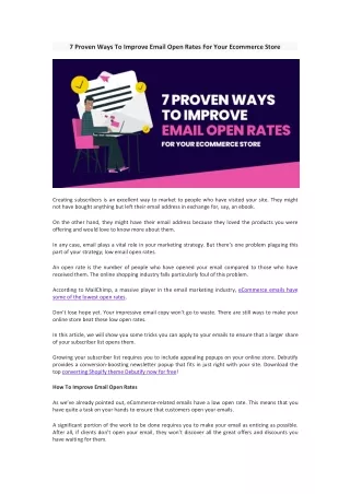 7 proven ways to improve email open rates