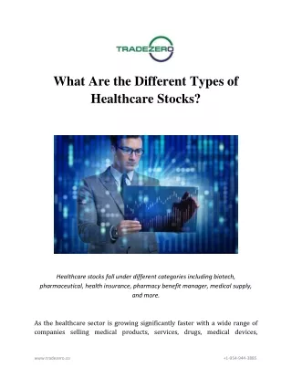 What are Different Types of Healthcare Stocks