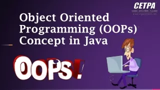 Object Oriented Programming (OOPs) Concept in Java