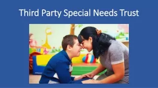 third party special needs trust