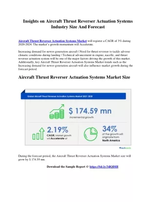 insights on aircraft thrust reverser actuation