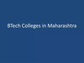 btech colleges in maharashtra