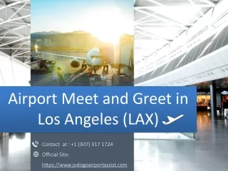 Airport Meet and Greet Service in Los angeles