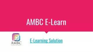 Best E-Learning Solution Company ?