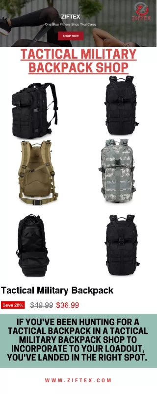 Tactical Military Backpack Shop