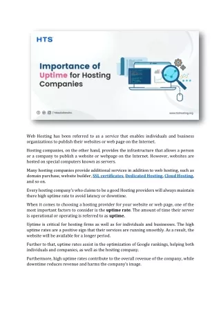 web hosting has been referred to as a service