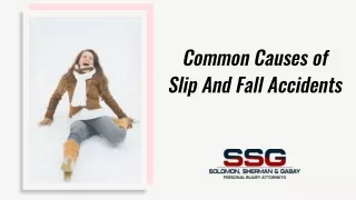 Common Causes of Slip And Fall Accidents