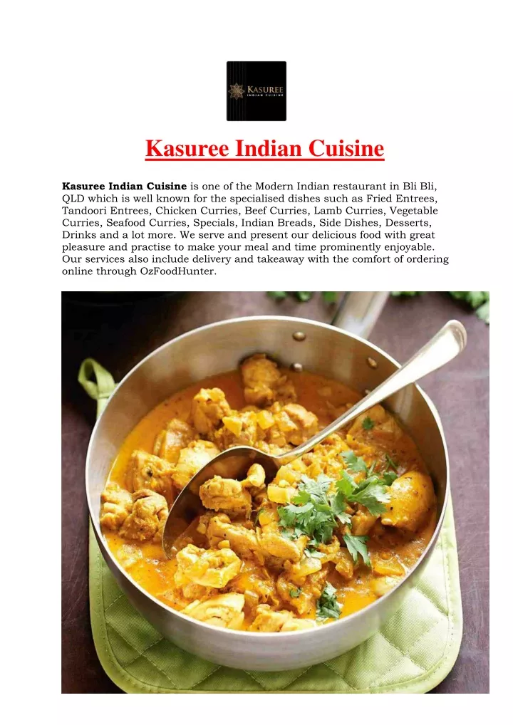 kasuree indian cuisine