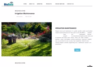 Best Irrigation System Company in India