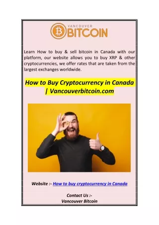 learn how to buy sell bitcoin in canada with