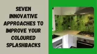 seven innovative approaches to improve your