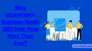 Why eCommerce Business Needs SEO Help Now More Than Ever