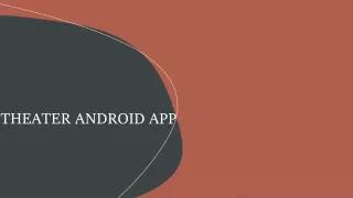 Theater android app