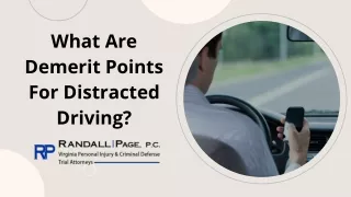 What are Demerit Points For Distracted Driving?