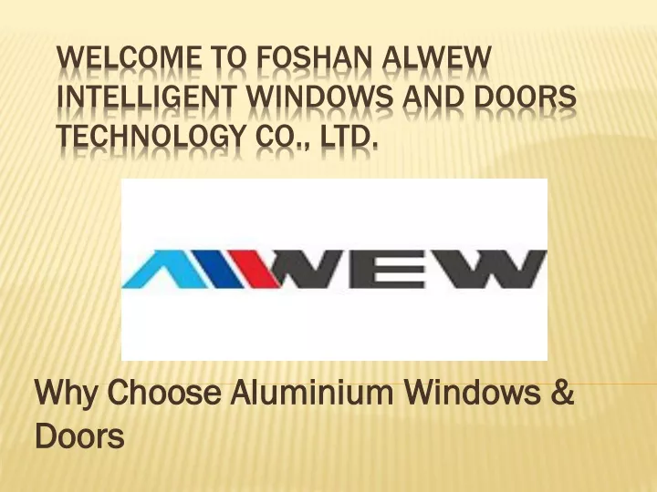 PPT - Aluminum Framed Doors,Aluminum Sliding Glass Doors At Alwewdoor ...