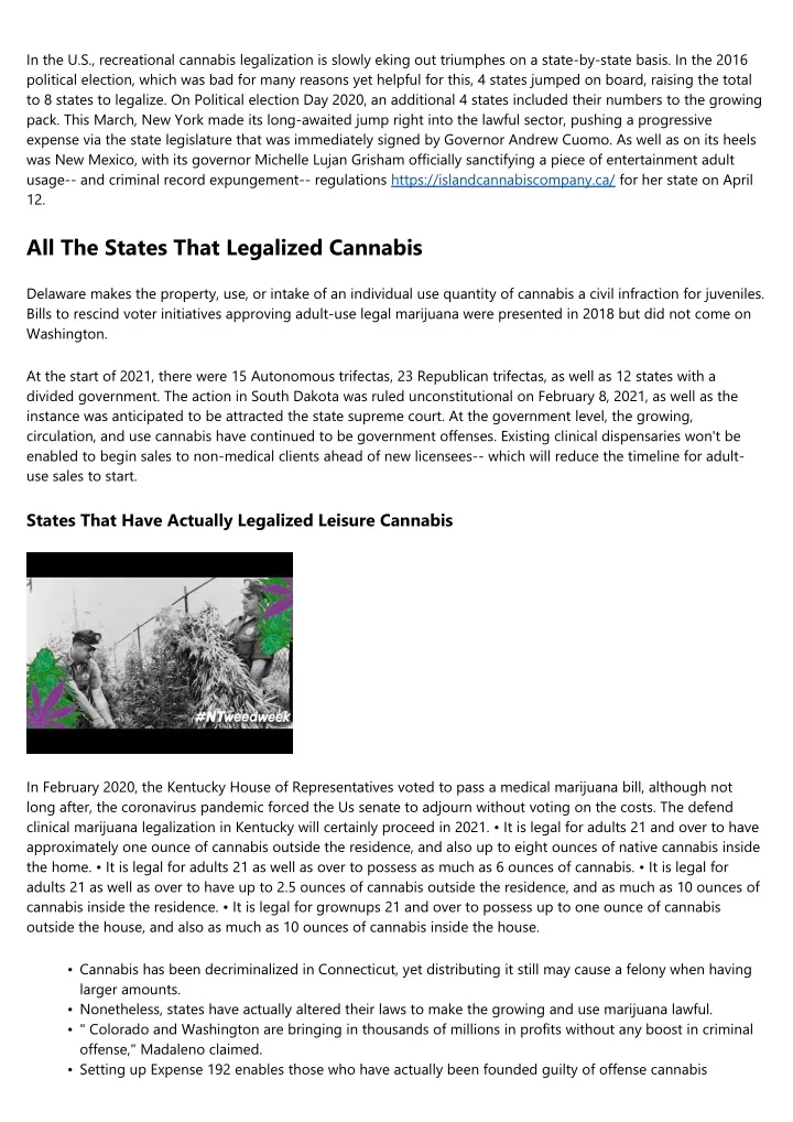 in the u s recreational cannabis legalization