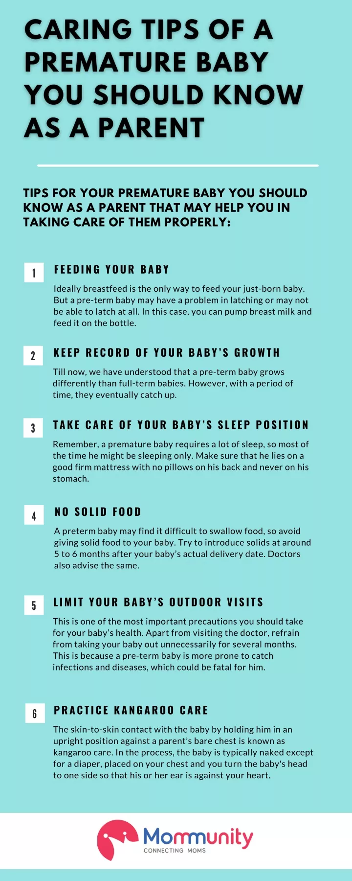 tips for your premature baby you should know