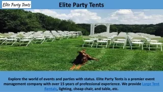 elite party tents