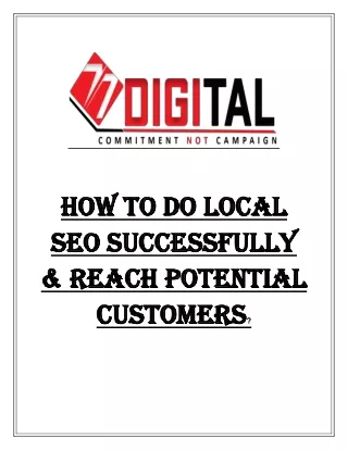 How to Do Local SEO Successfully and Reach New Customers (1)